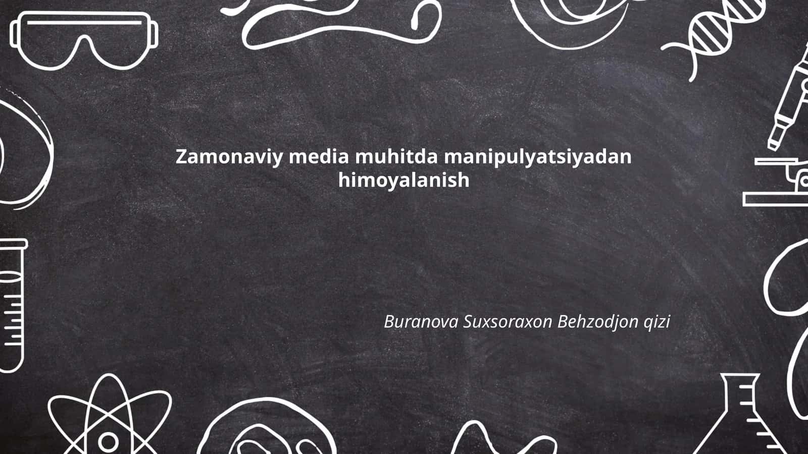 Zamonaviy media muhitida manipulyatsiya turlari