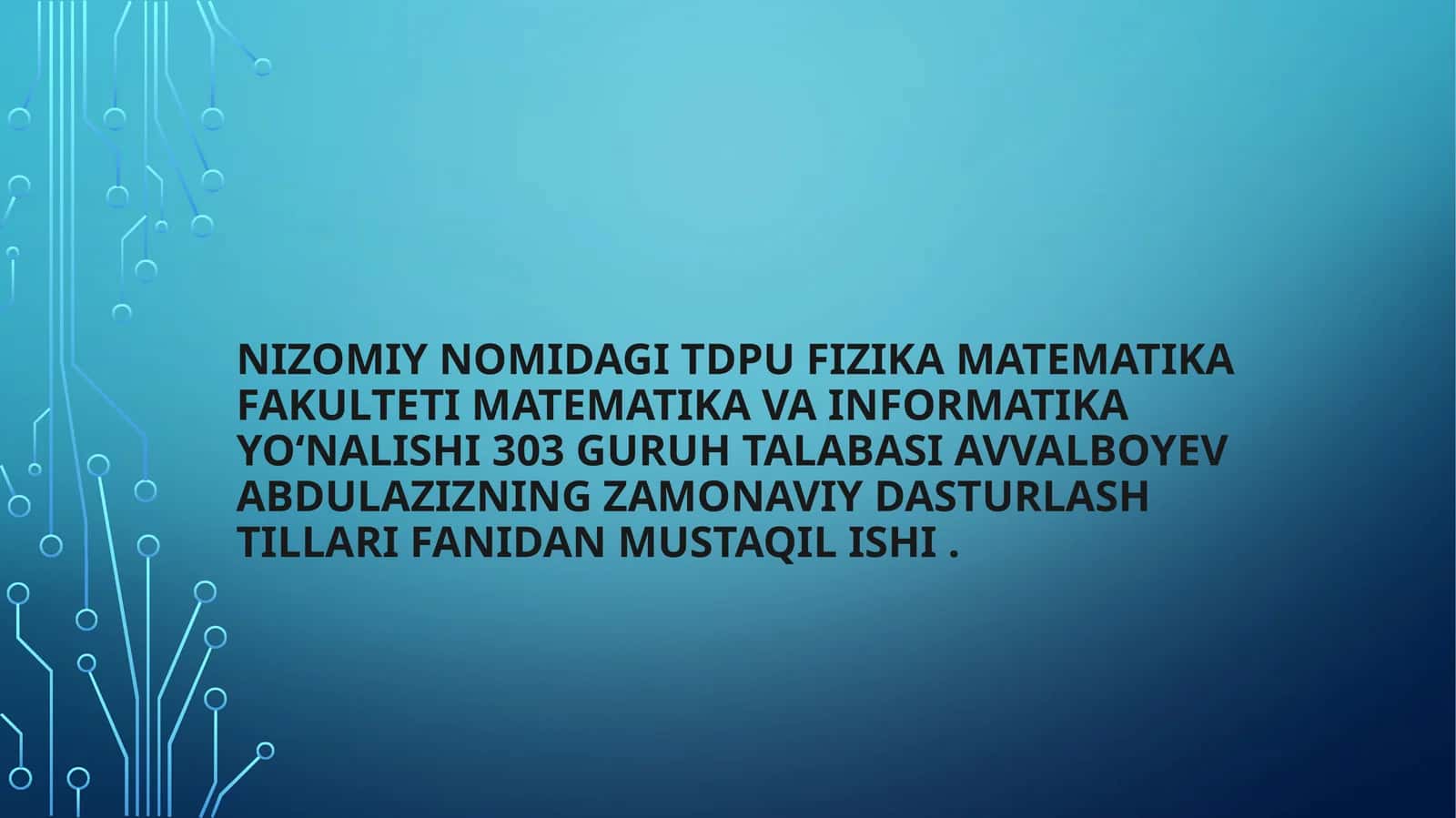 Pythondamassivlar Va satrlarga doirdastur tuzish