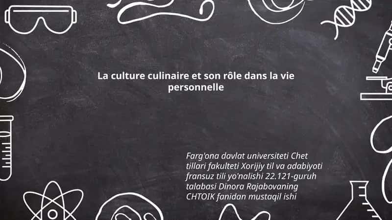 La culture culinaire et son rôle dans la vie personnelle
