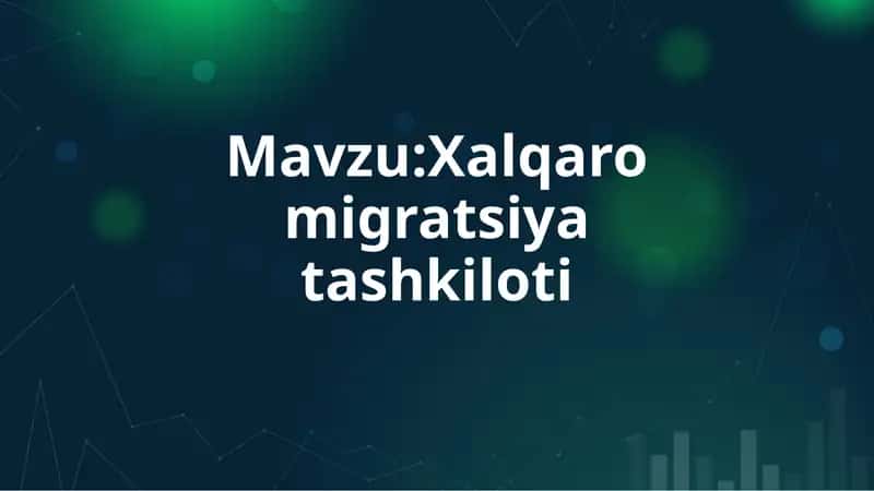 Xalqaro migratsiya tashkiloti