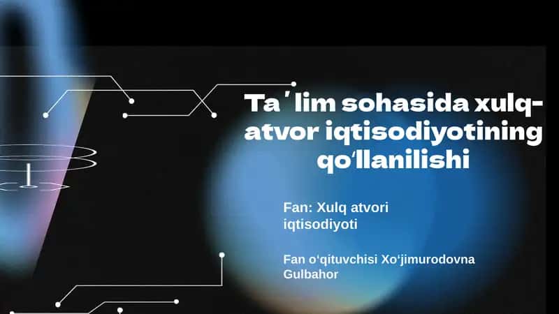 Xulq-atvor iqtisodiyoti