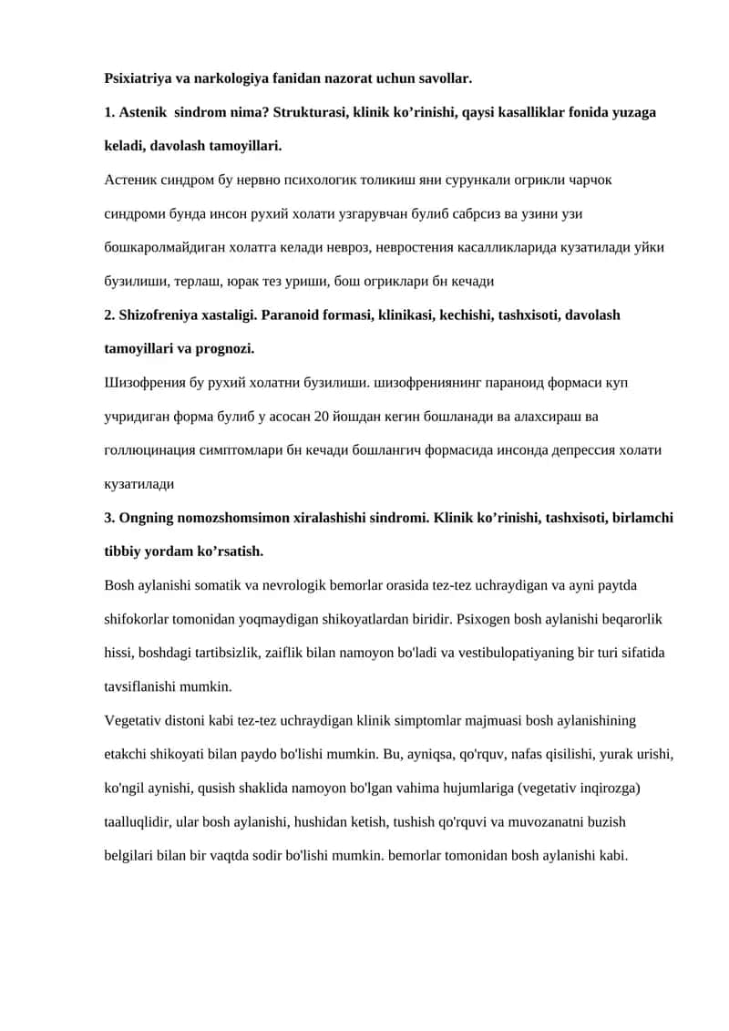 Astenik sindromi