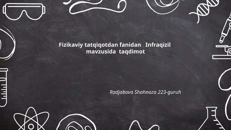 Infraqizil mavzusida taqdimot