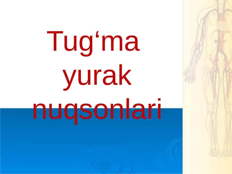 Tug‘mayurak nuqsonlari