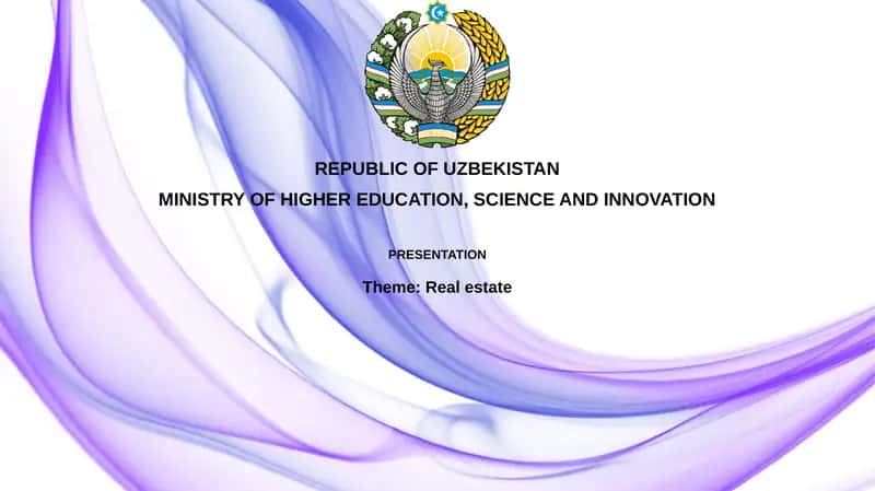 Presentation on Real Estate Investment