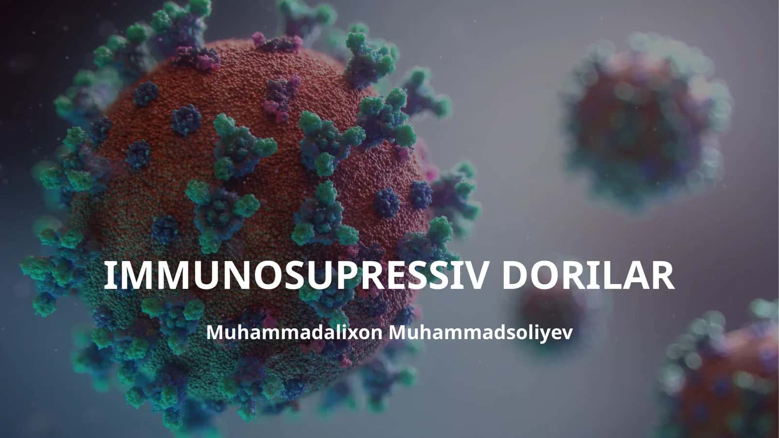 IMMUNOSUPRESSIV DORILAR
