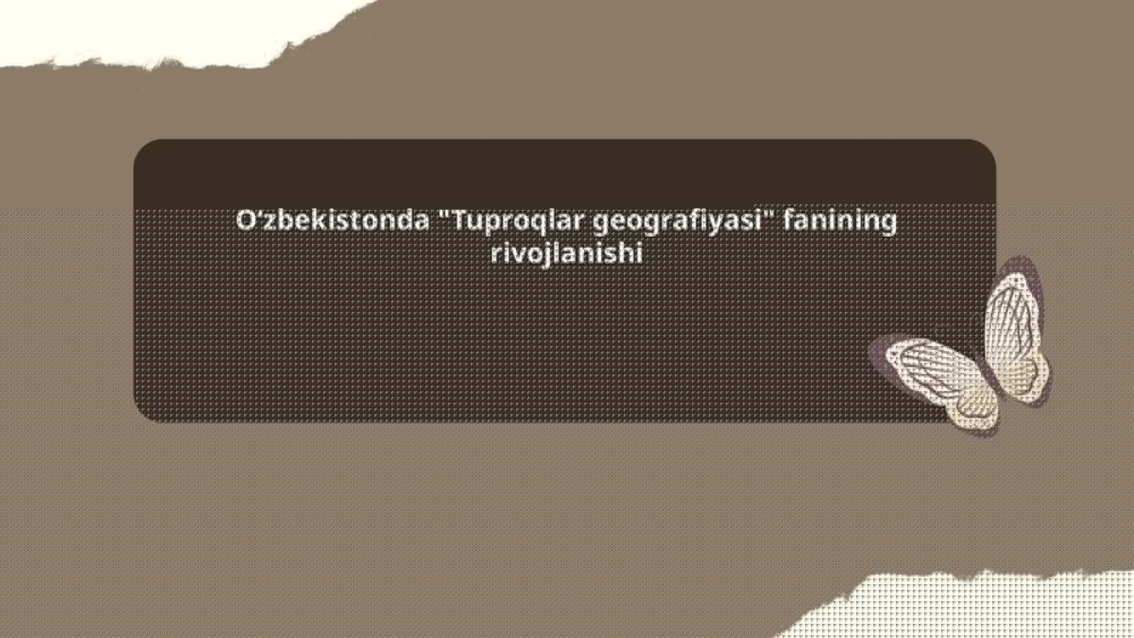 Tuproqlar geografiyasi