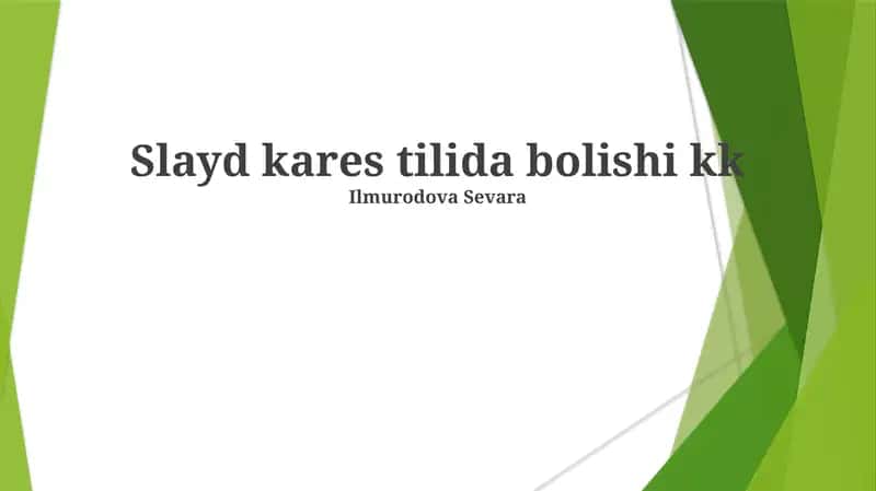 Kvadrat Formatdagi Slaydlarni Dizayn Qilish