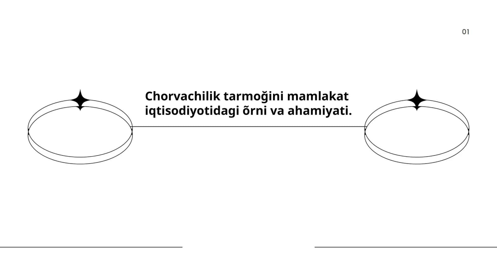 Chorvachilik tarmoğini mamlakat iqtisodiyotidagi õrni va ahamiyati