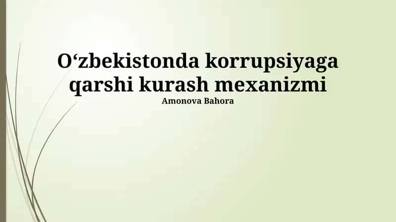 Korrupsiyaga Qarshi Kurash