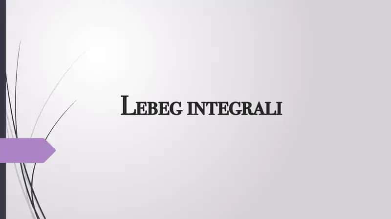 Lebeg integrali