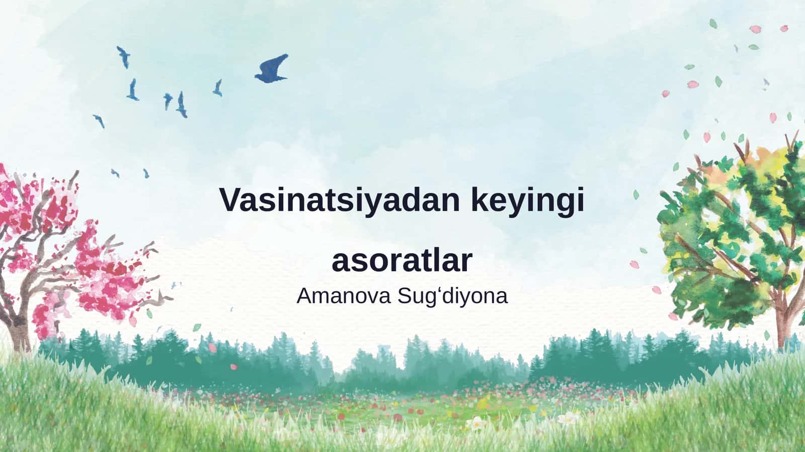 Vasinatsiyadan keyingi asoratlar