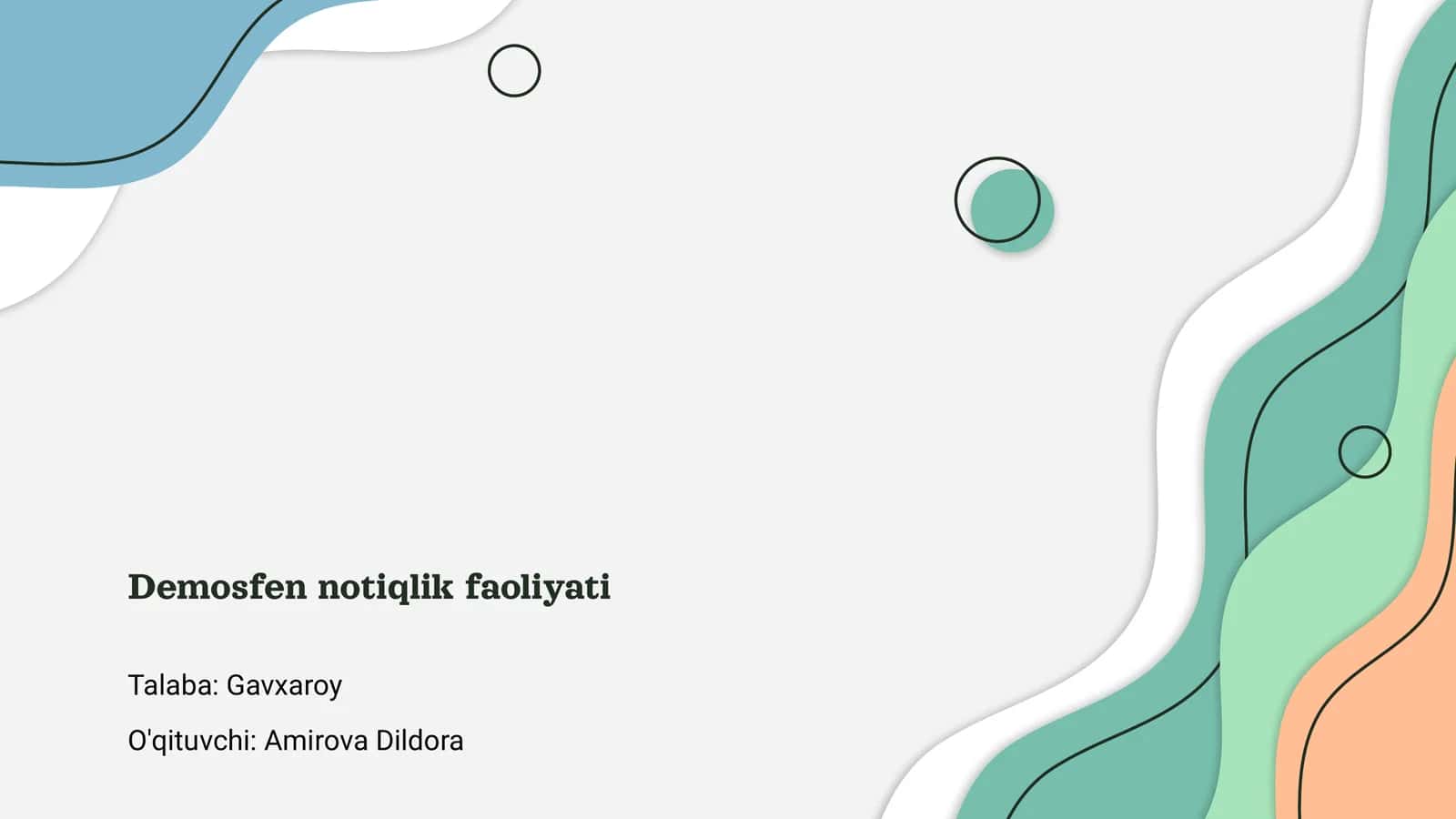 Demosfen notiqlik faoliyati