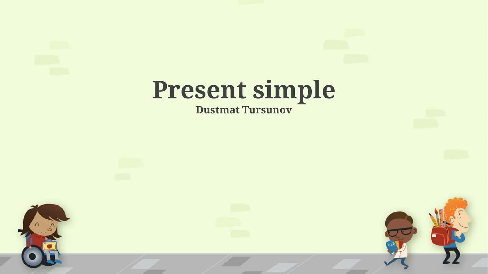 Present simple