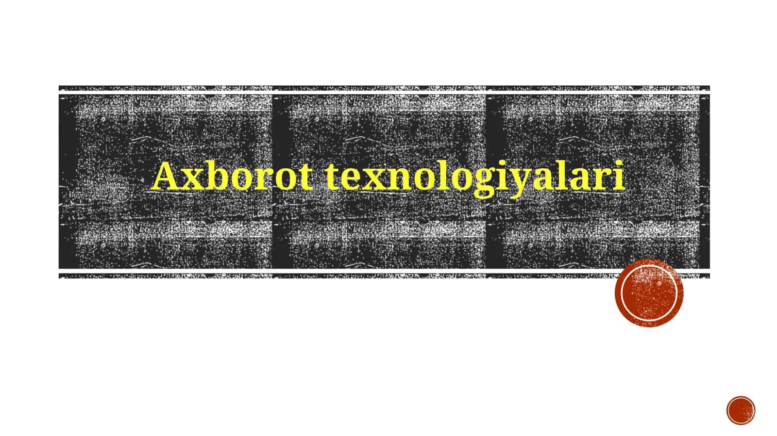 Axborottexnologiyalari