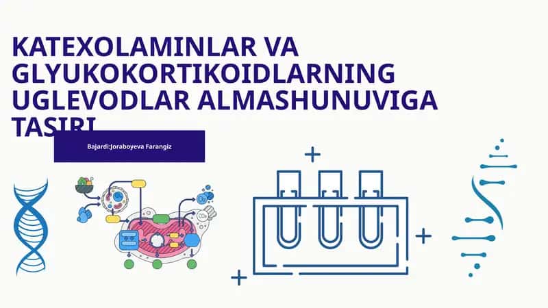 Katexolaminlar va Glyukokortikoidlarning Uglevodlar Almashunuviga Tasiri