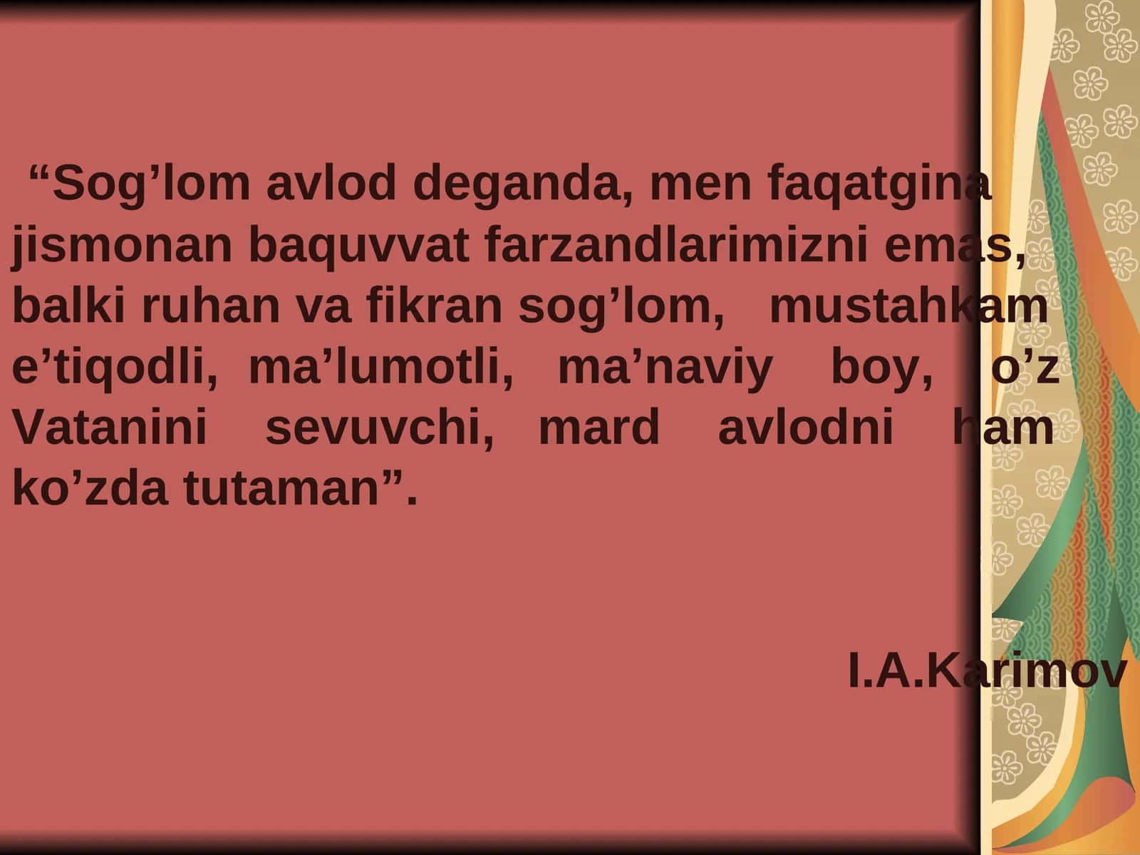 OITS kasalligi va uning oldini olish chora tadbirlari