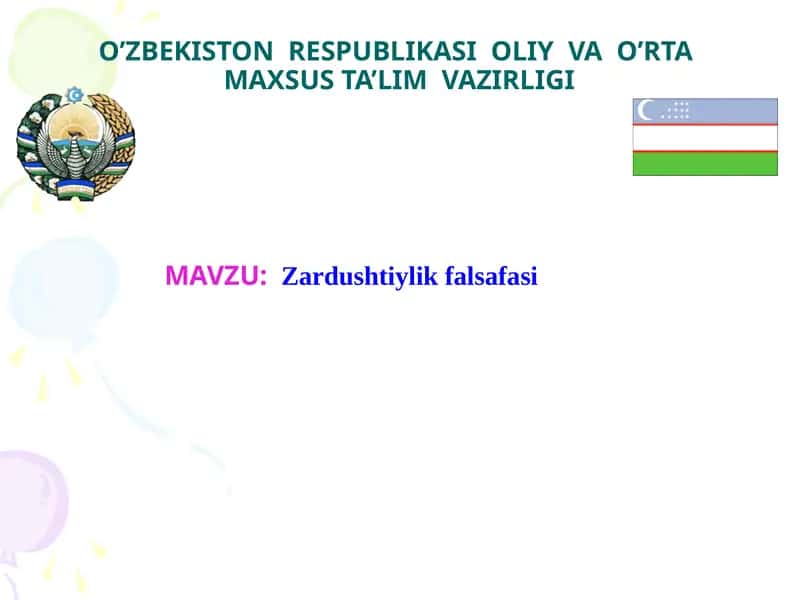 Zardushtiylik falsafasi