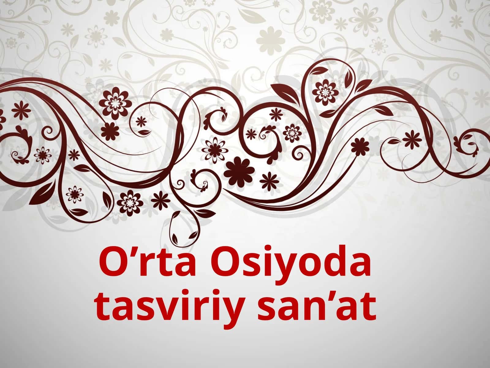 O'rta Osiyo datasviriy san'at
