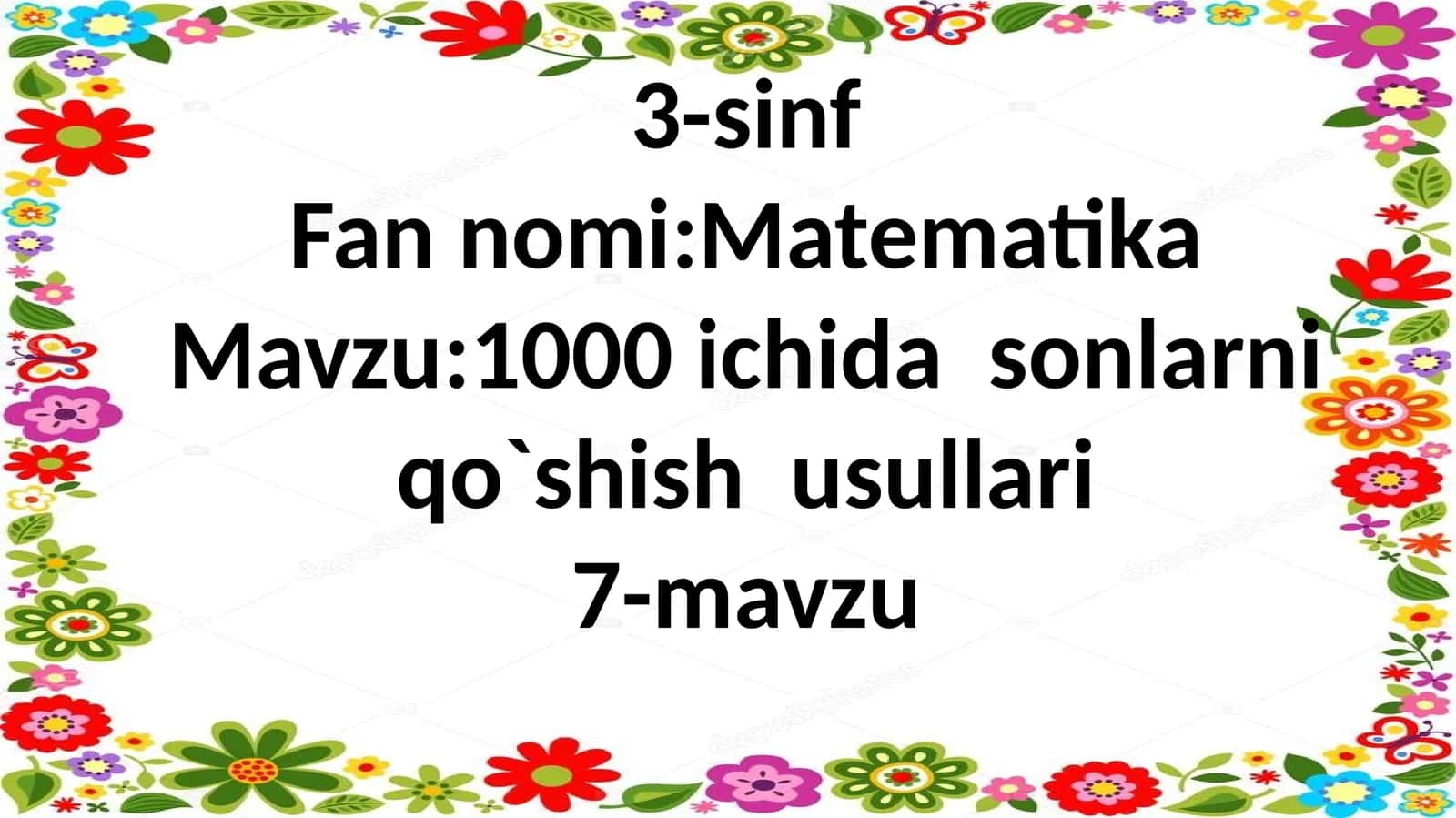 1000ichidasonlarniqo`shishusullari