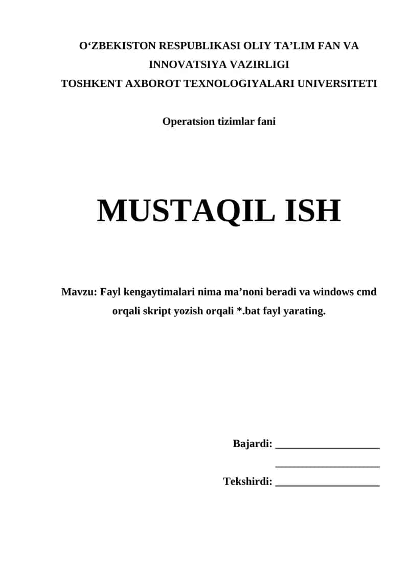 Fayl kengaytmalari