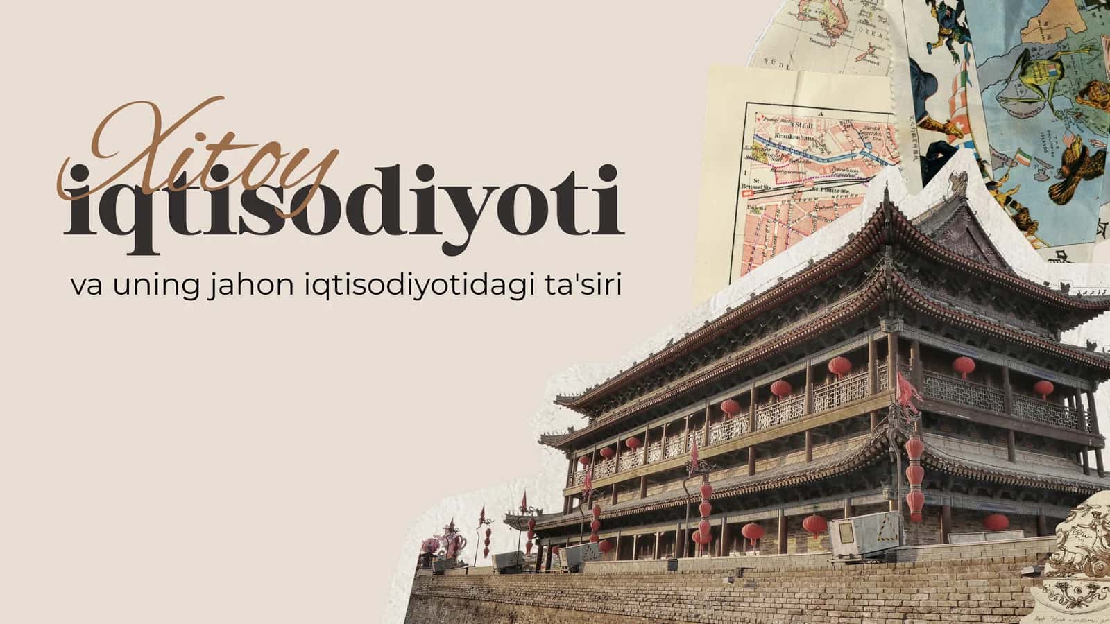 Xitoy iqtisodiyoti va uning jahon iqtisodiyotidagi ta'siri