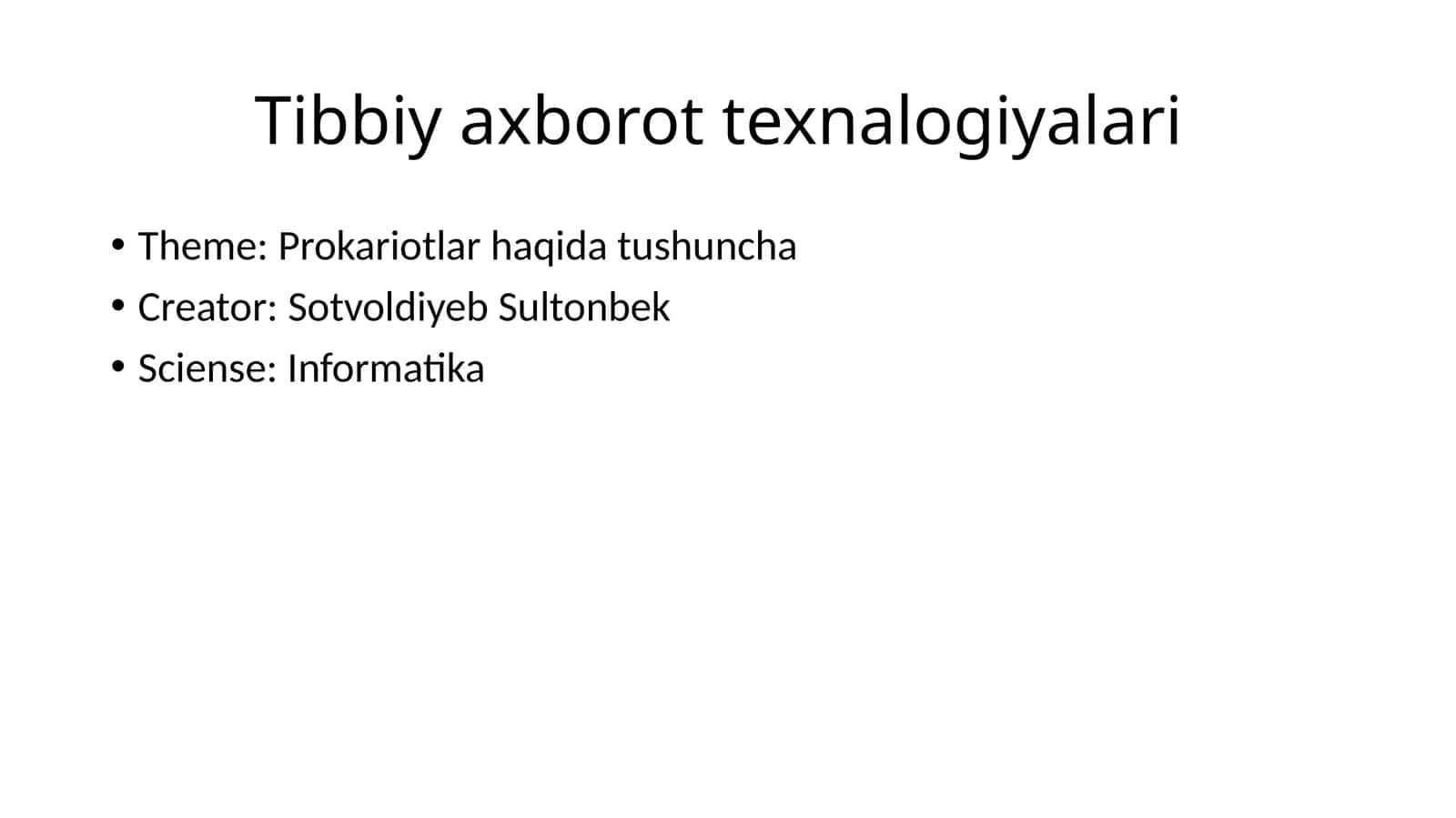 Tibbiyaxborottexnalogiyalari