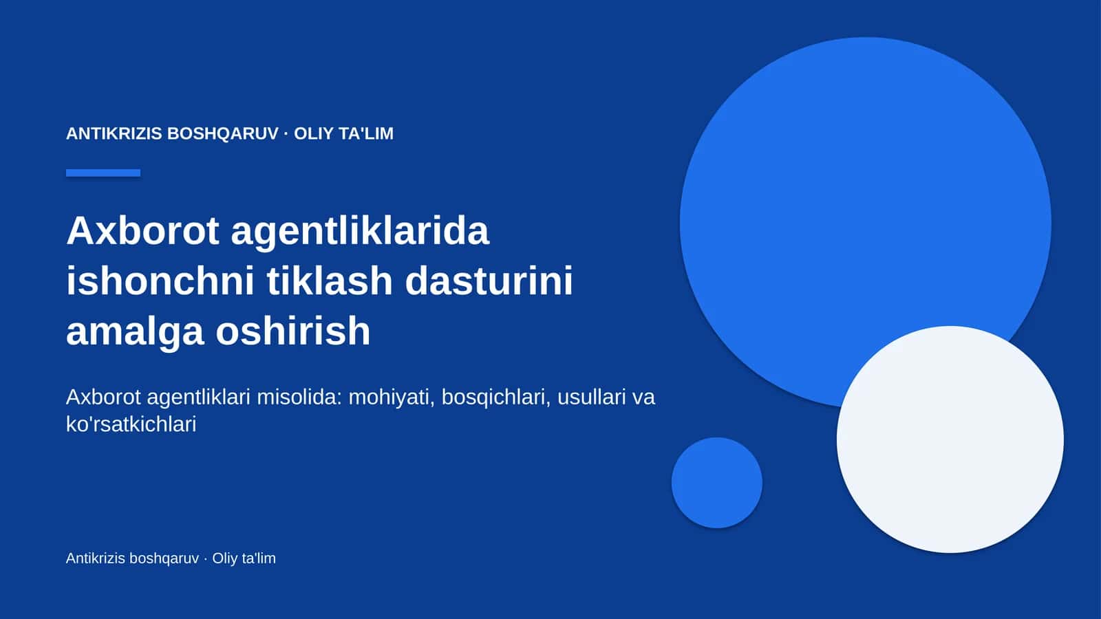 axborot agentliklarida ishonchni tiklash dasturini amalga oshirish 4076