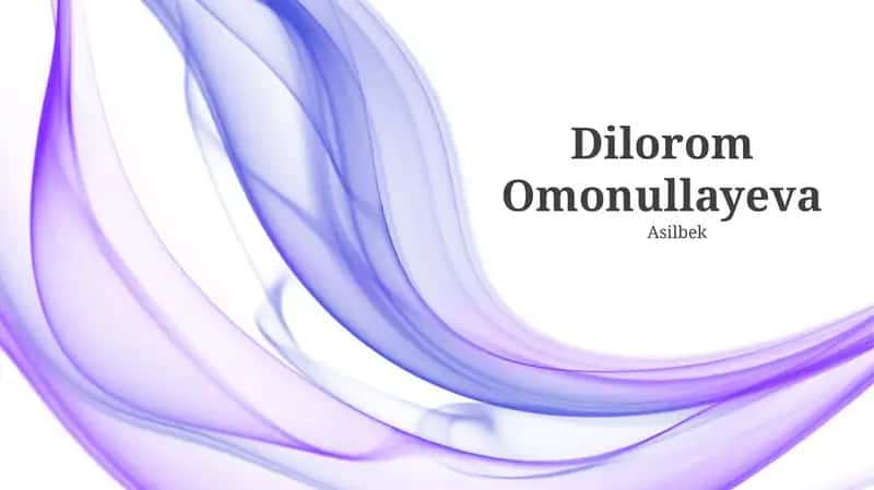 Dilorom Omonullayeva