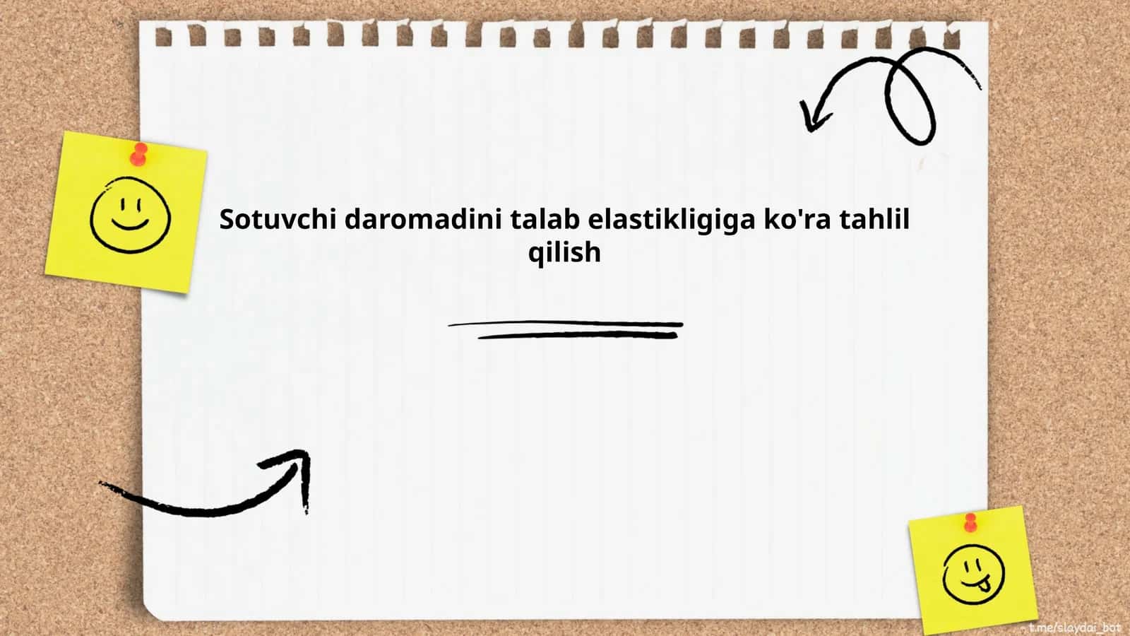 Sotuvchi daromadini talab elastikligiga ko'ra tahlil qilish