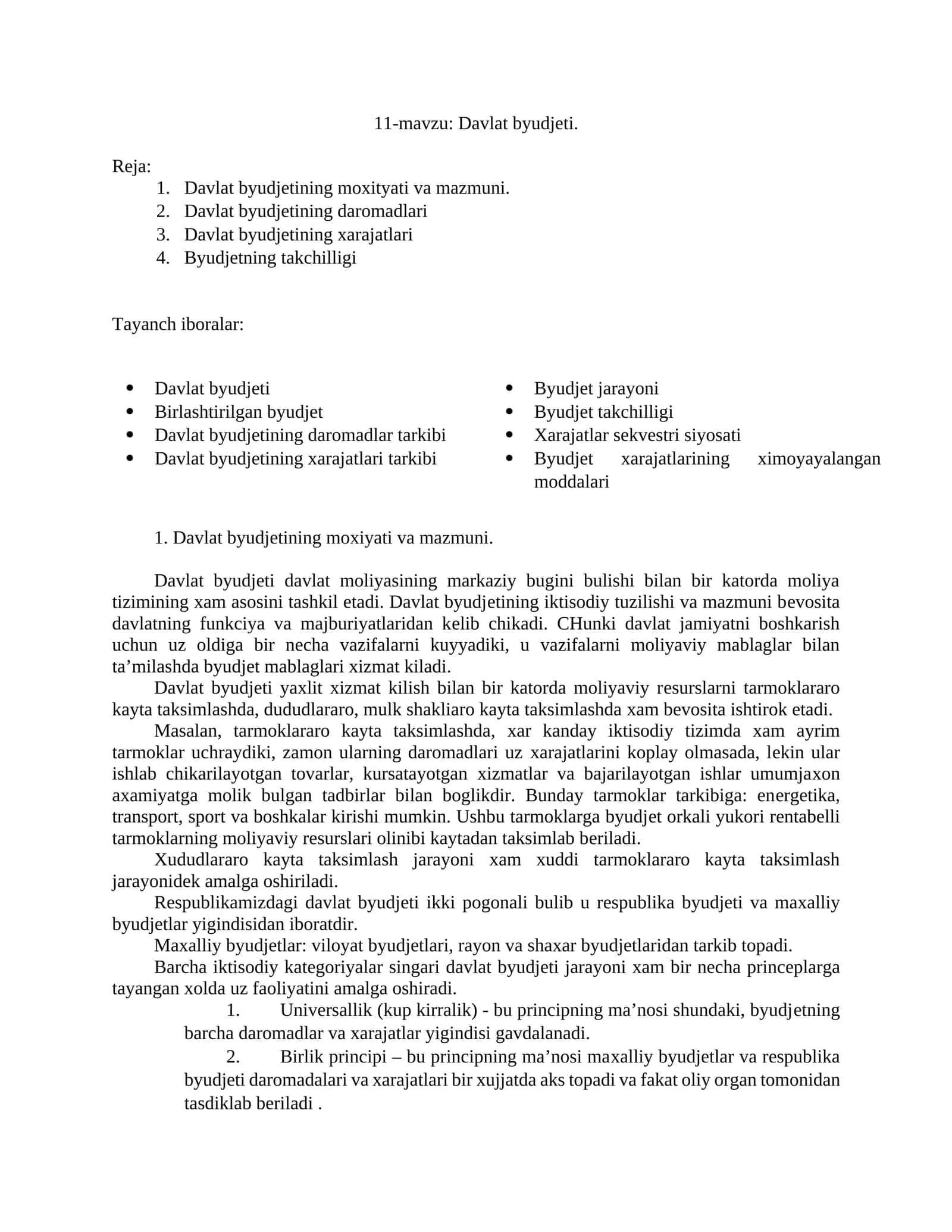 Davlat byudjeti