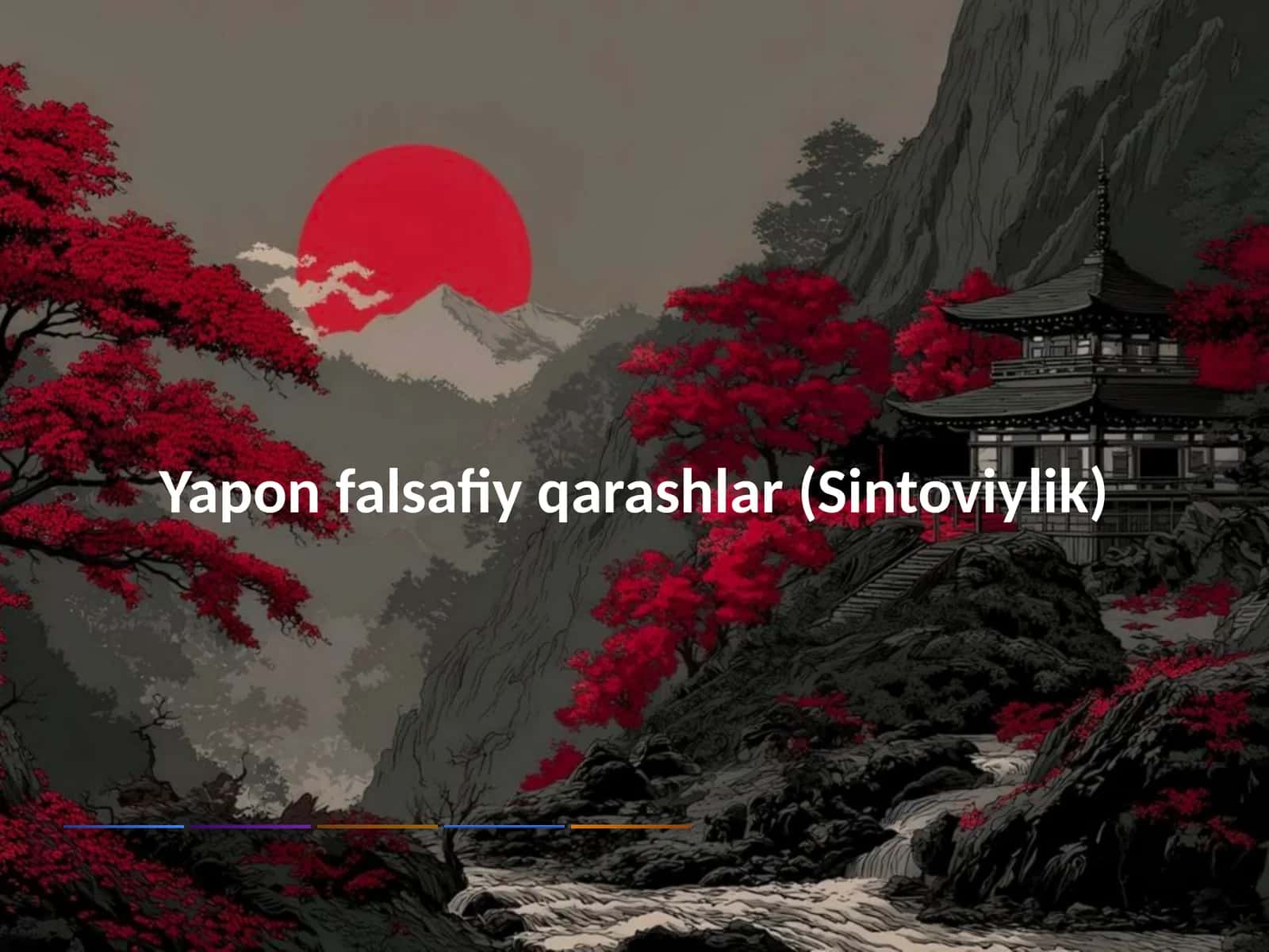Yapon falsafiy qarashlar (Sintoviylik)