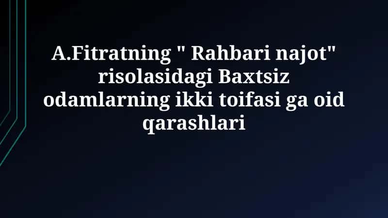 Rahbari najot risolasi