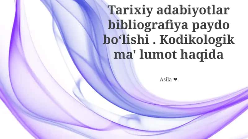 Kodisologiya sirlari: Qo'lyozma sirlarini ochish