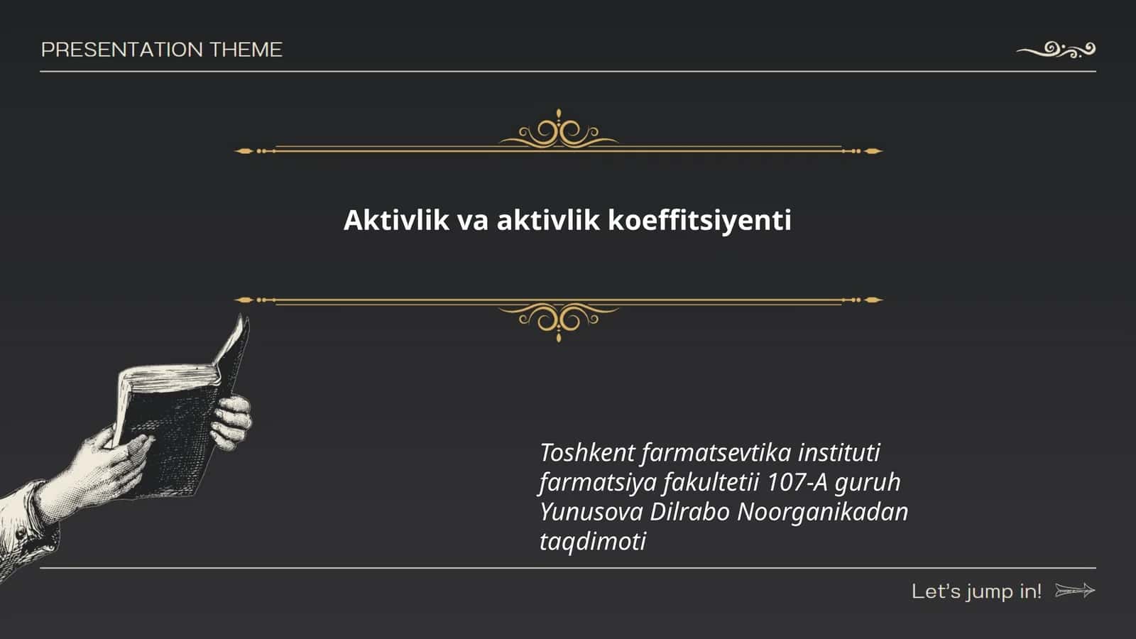 Aktivlik va aktivlik koeffitsiyenti