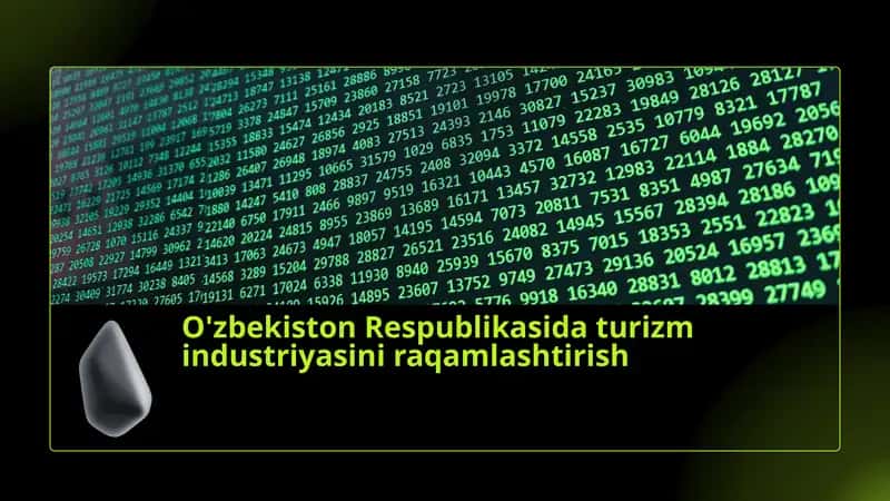 turizm industriyasini raqamlashtirish