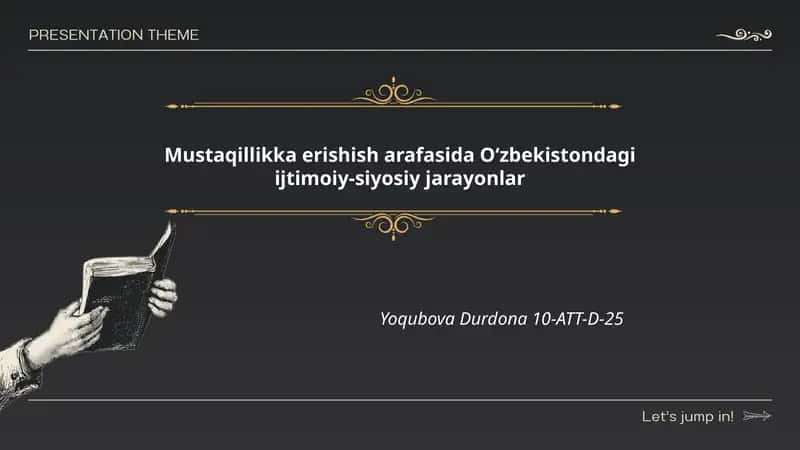 Mustaqillikka erishish arafasida O‘zbekistondagi ijtimoiy-siyosiy jarayonlar