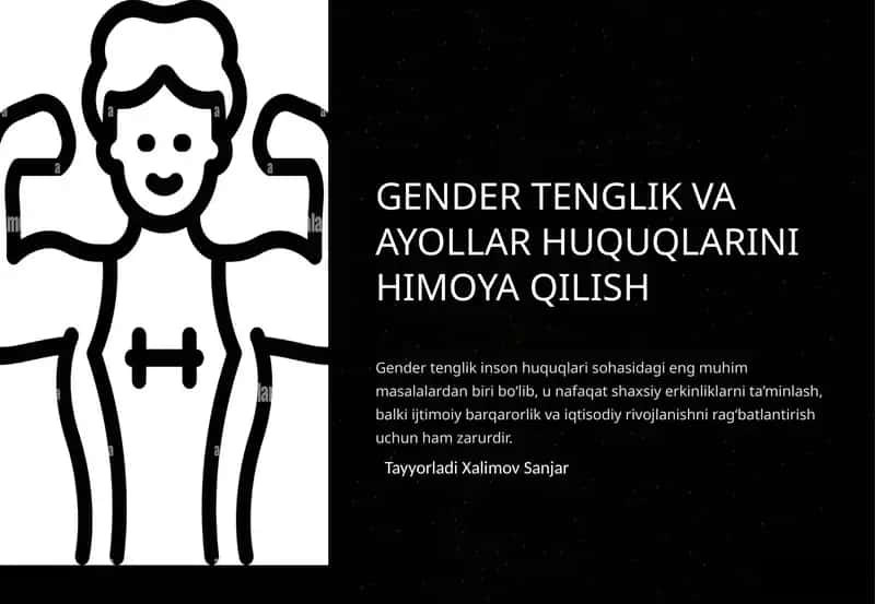 Gender Tenglik va Ayollar Huquqlarini Himoya Qilish