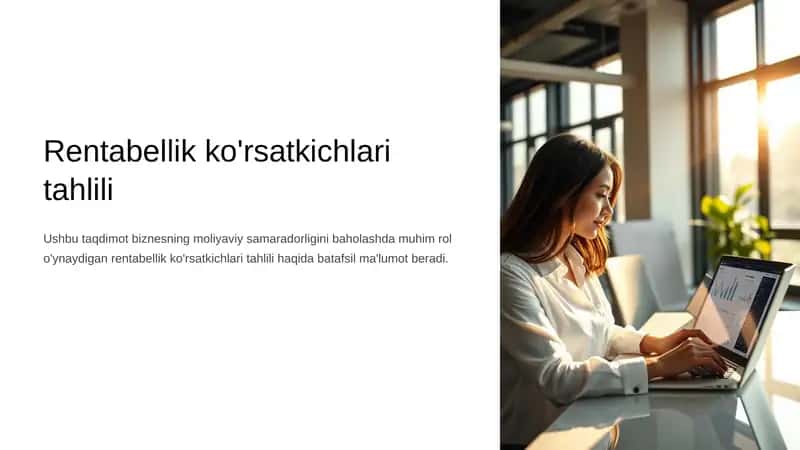 Rentabellik ko'rsatkichlari tahlili