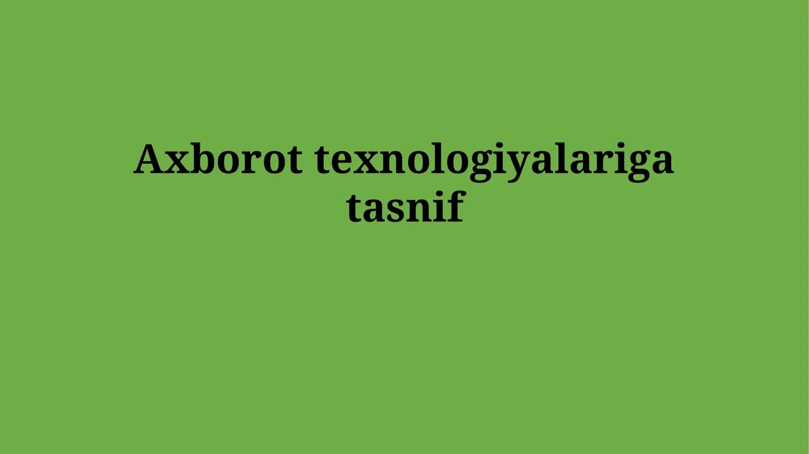 Bulut Texnologiyalari