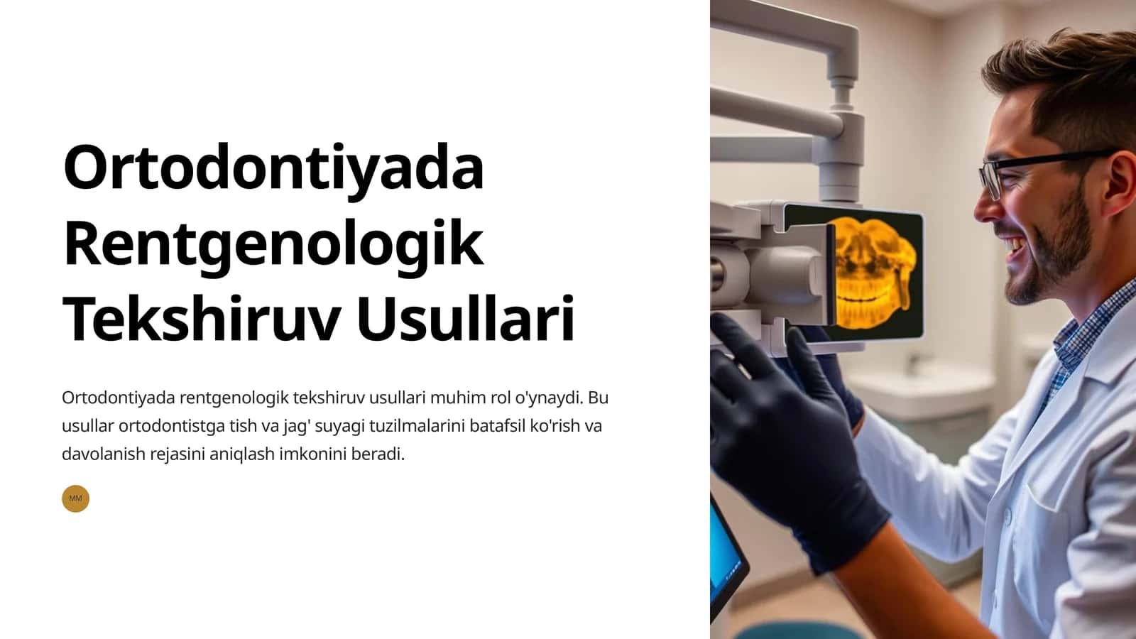 Ortodontiyada Rentgenologik Tekshiruv Usullari