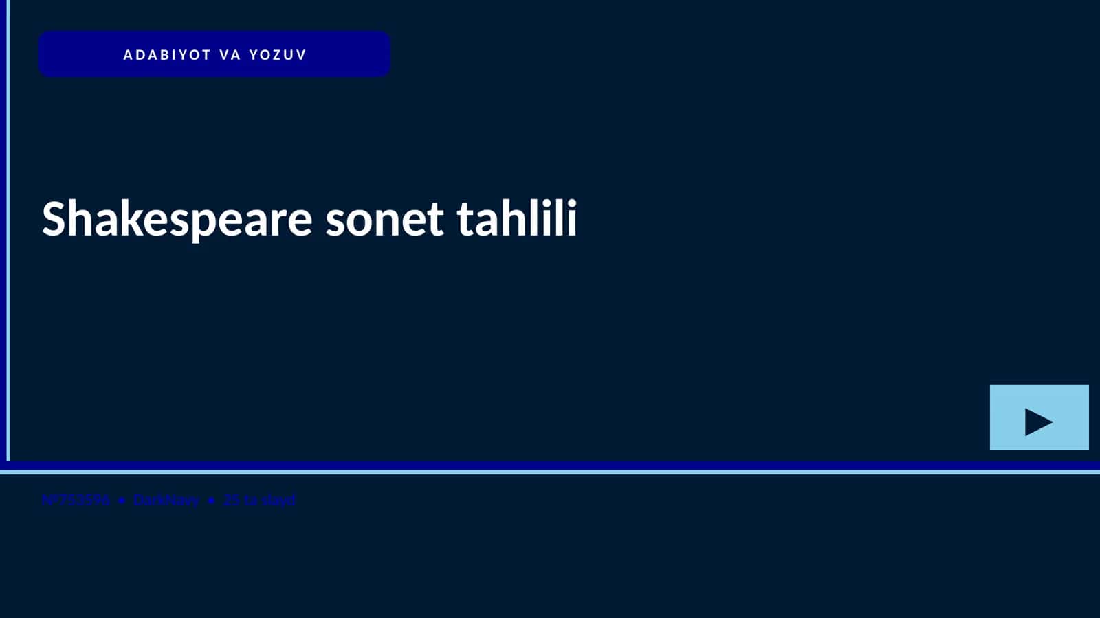 Shakespeare sonet tahlili
