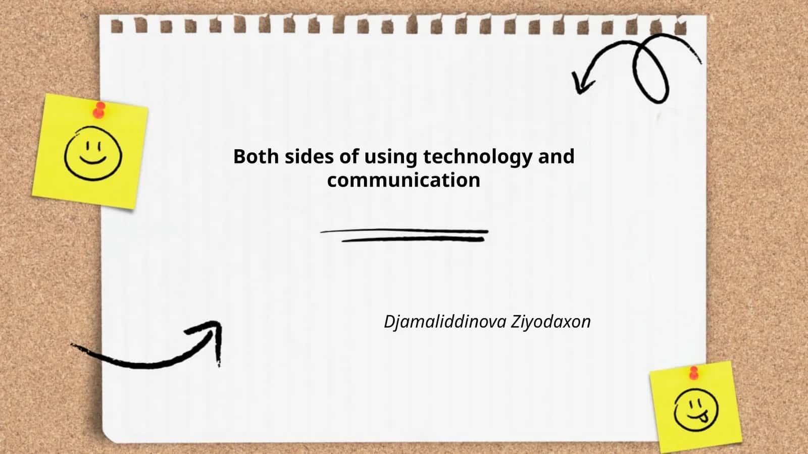 Both sides of using technology and communication