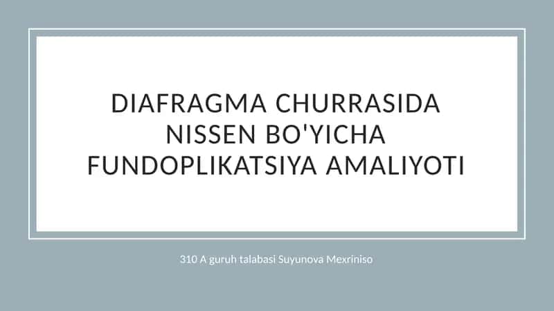 Diafragma churrasi
