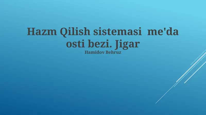 Oshqozon osti bezi kasalliklari: Pankreatit