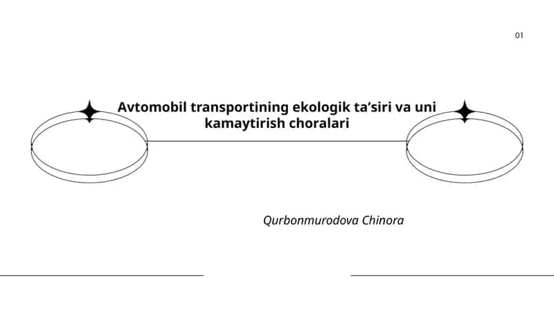 Avtomobil transportining ekologik taʼsiri va uni kamaytirish choralari