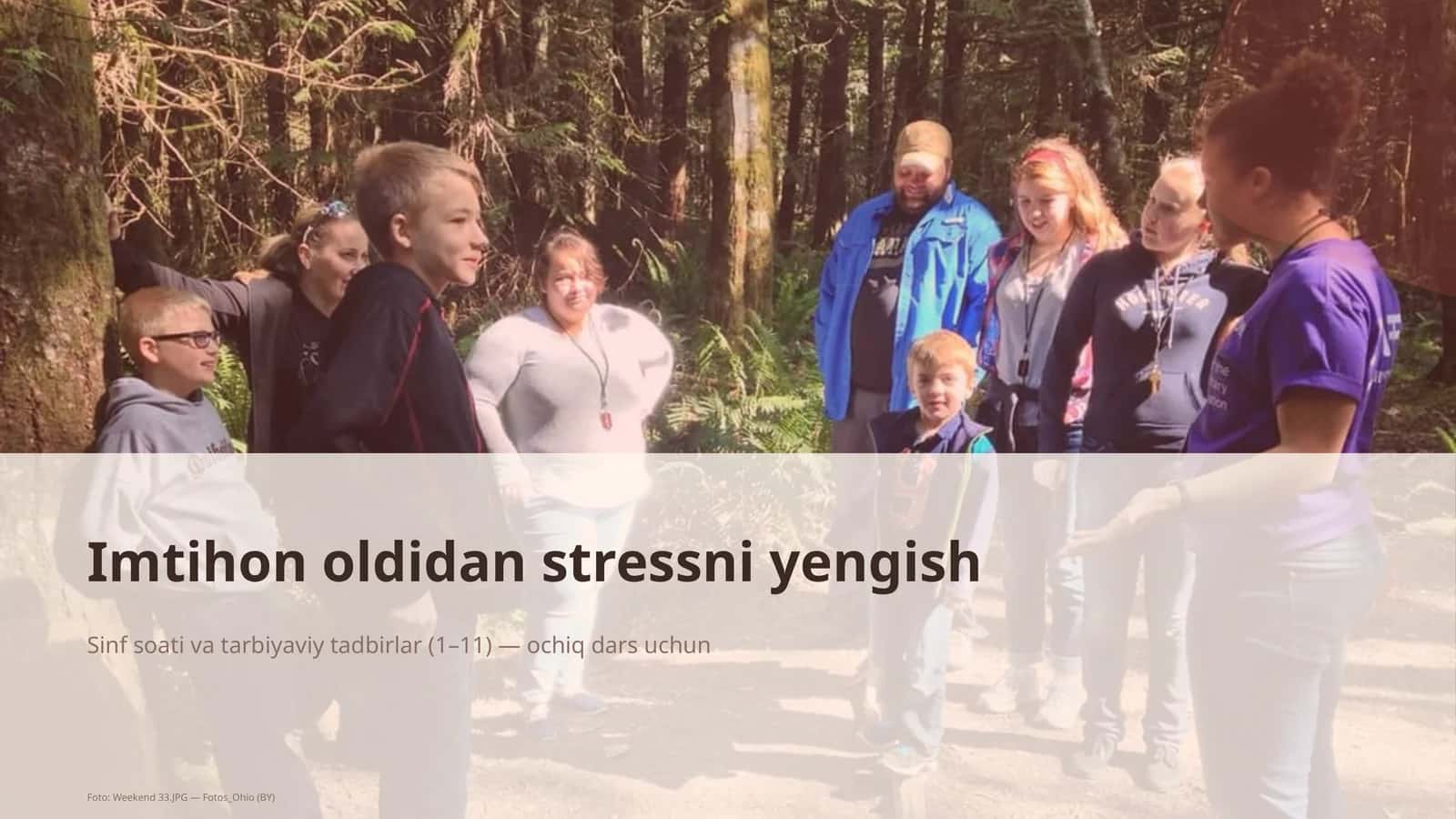 Imtihon oldidan stressni yengish
