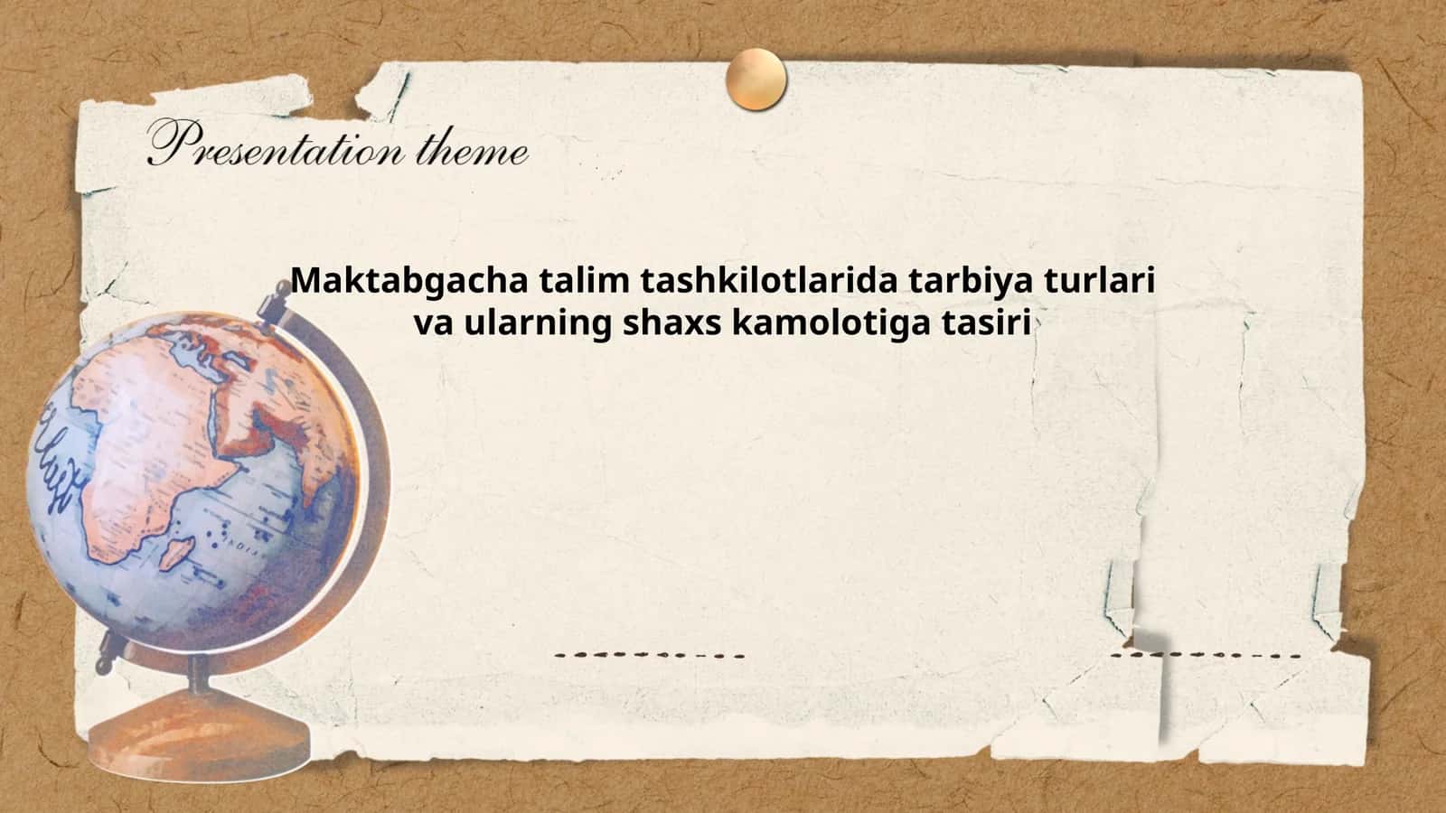 Maktabgacha talim tashkilotlarida tarbiya turlari va ularning shaxs kamolotiga tasiri