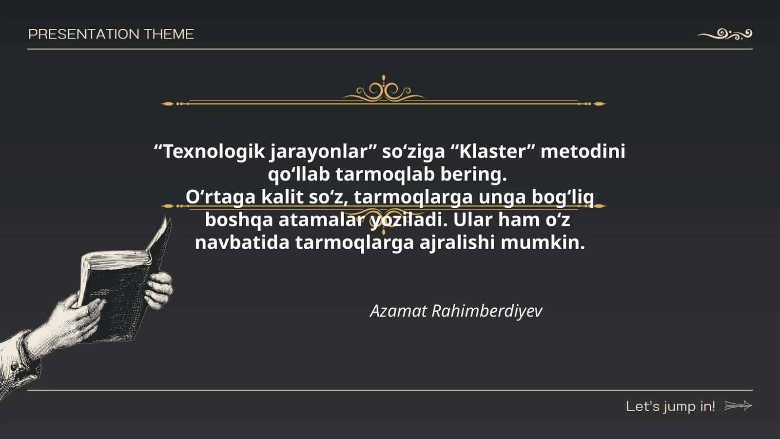 Klaster Metodini Tarmoqlash