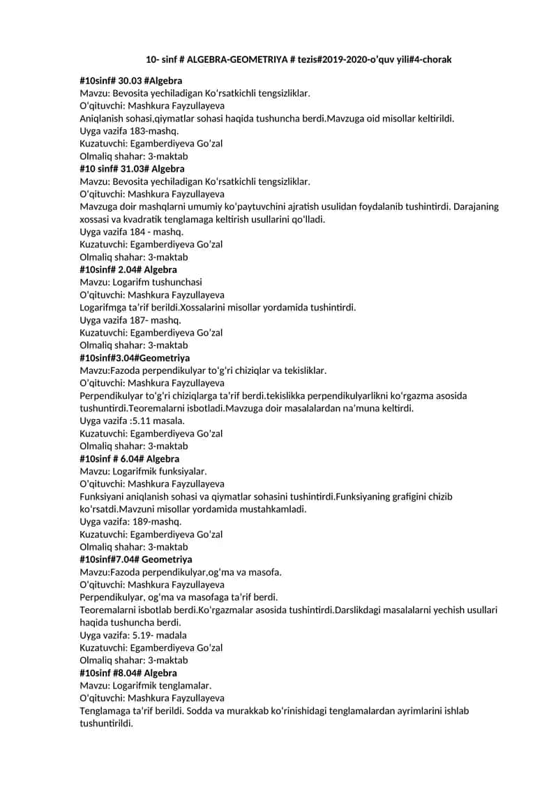 Bevosita yechiladigan Koʻrsatkichli tengsizliklar